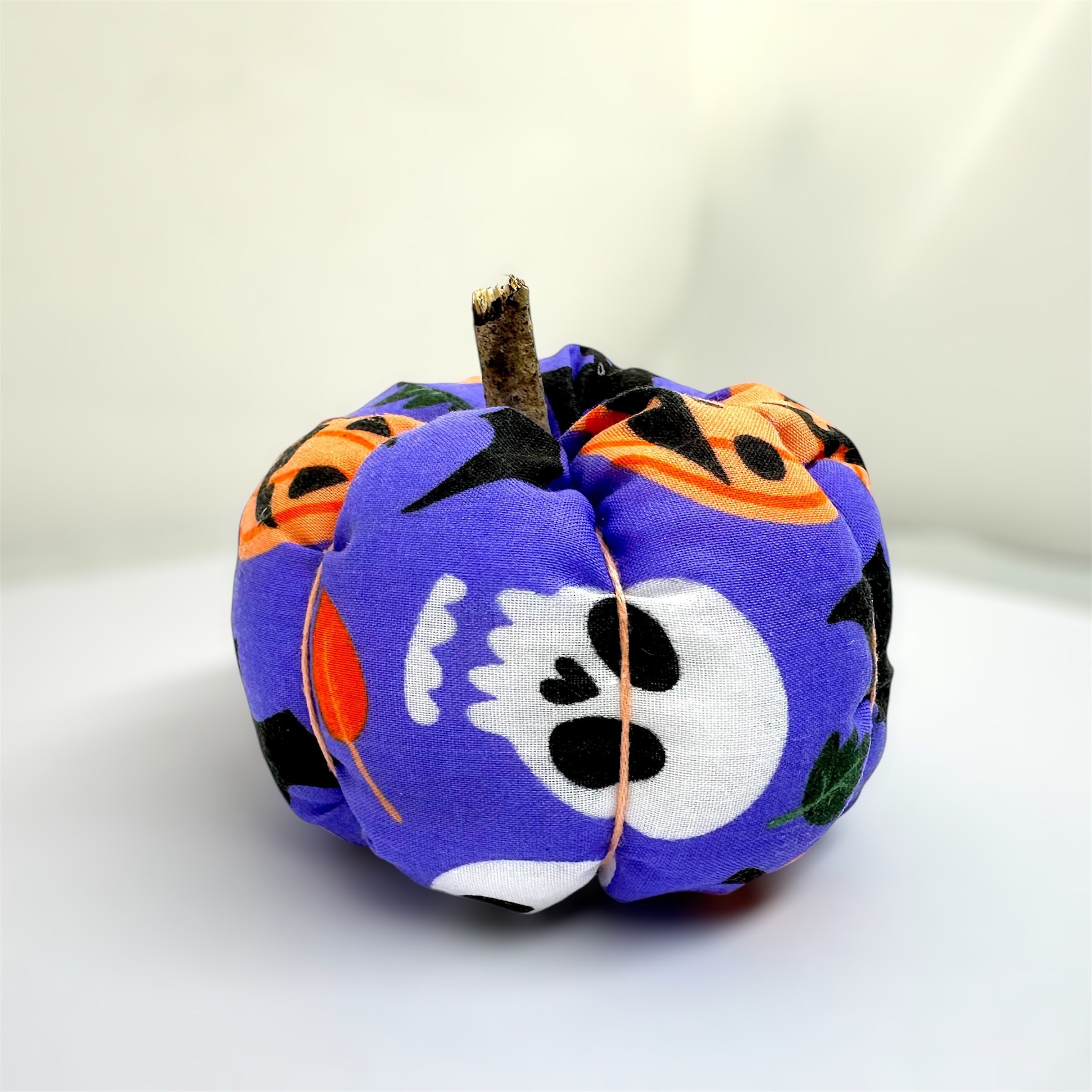 Addurn pwmpen ffabrig - Pumpkin decoration (fabric) Image Number 4