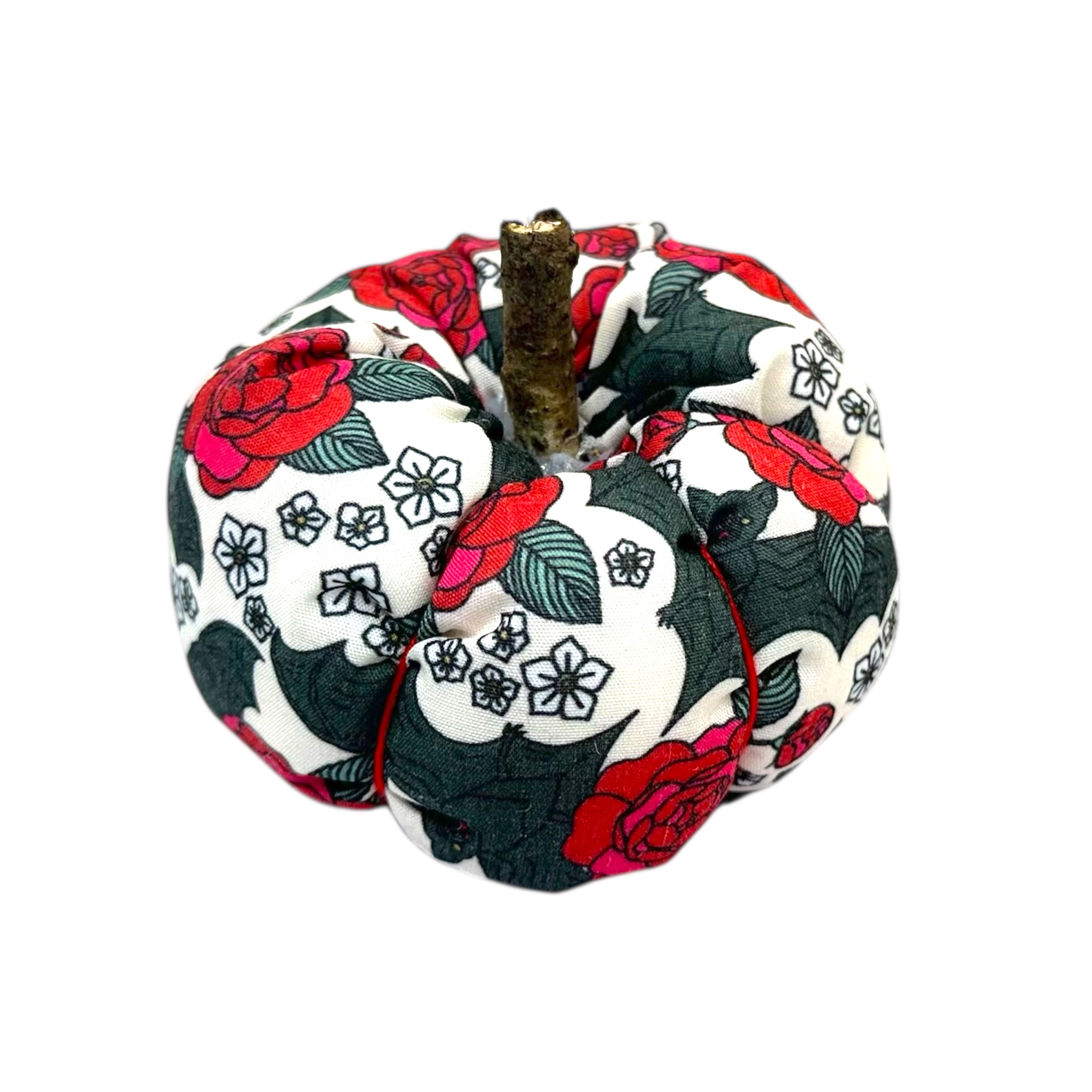 Addurn pwmpen ffabrig - Pumpkin decoration (fabric) Image Number 2