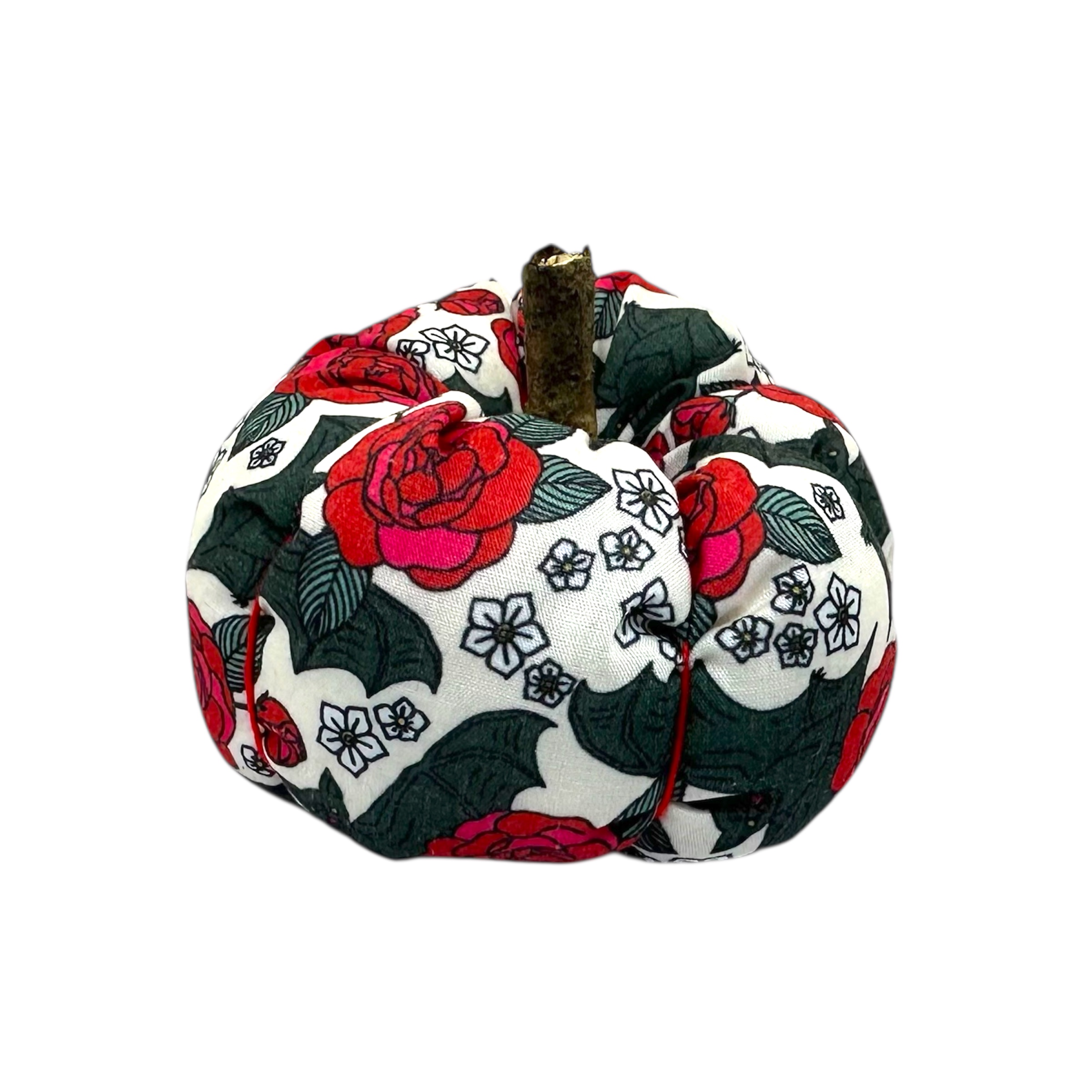 Addurn pwmpen ffabrig - Pumpkin decoration (fabric) Image Number 3
